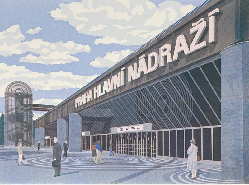 Praha hlavní nádraží Praha hlavní nádraží - dílo